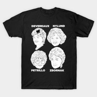 RobskiArt - Golden Girls dark T T-Shirt